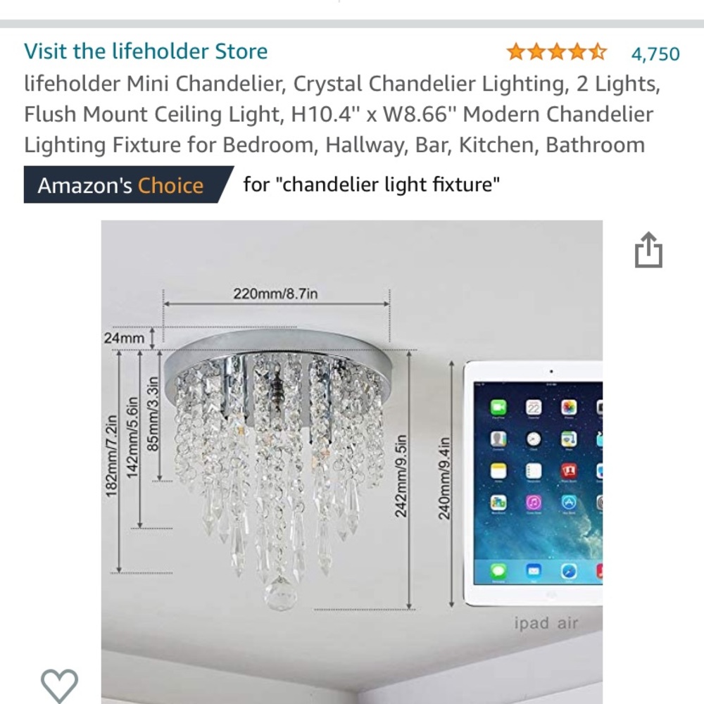 Ceiling chandelier